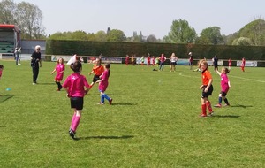 Rassemblement féminin du district U6 à U13 à MOREAC le 20 Avril 2019